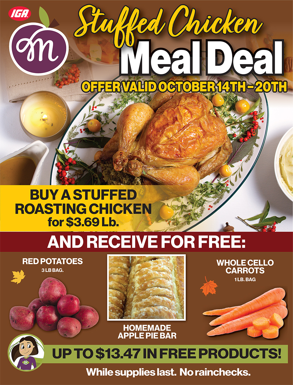 maurers stuffed chicken oct 2026