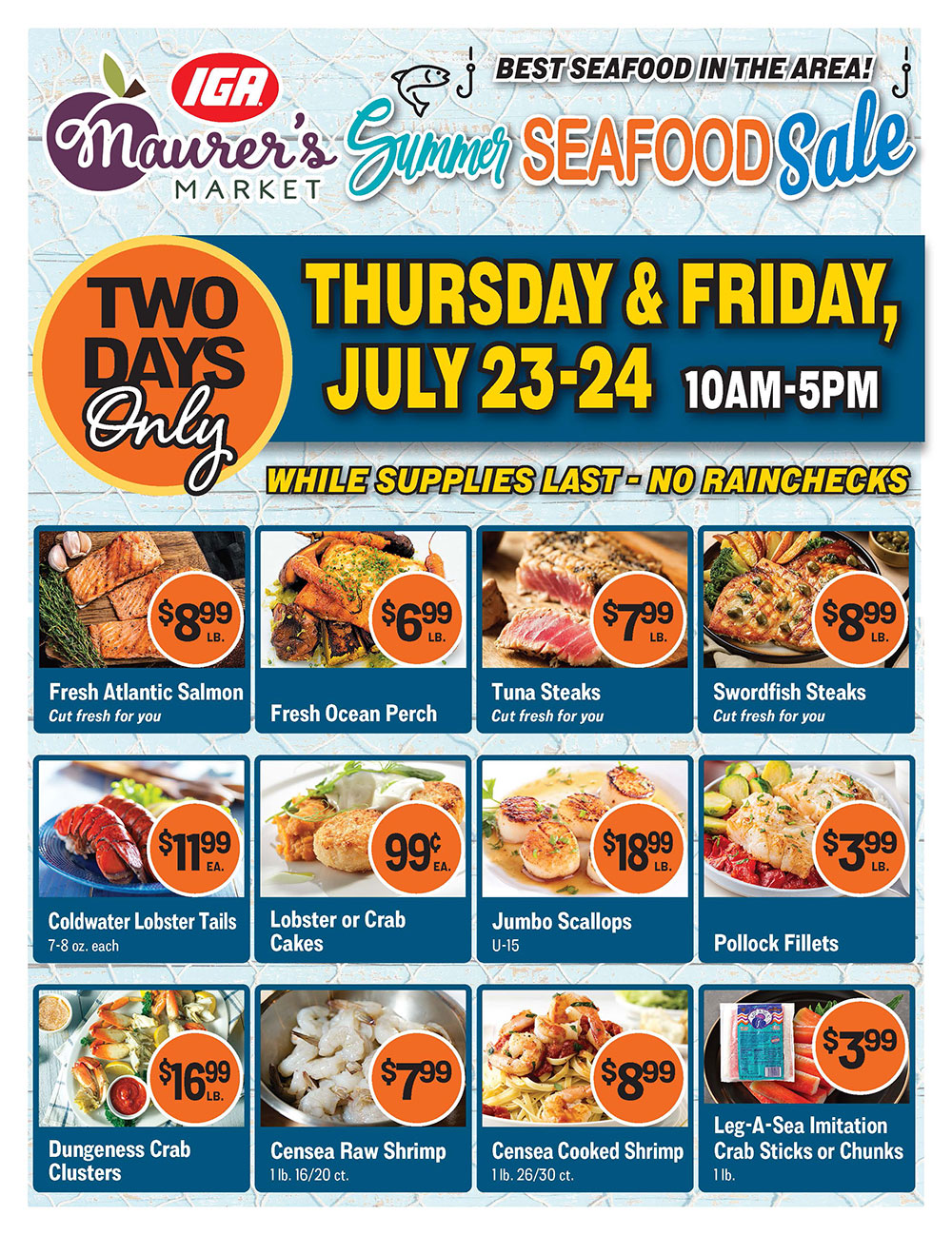 summer seafood sale july 2026 ad