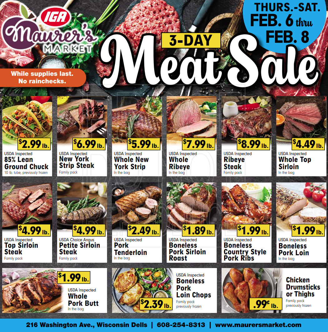 meat sale flyer feb 2025