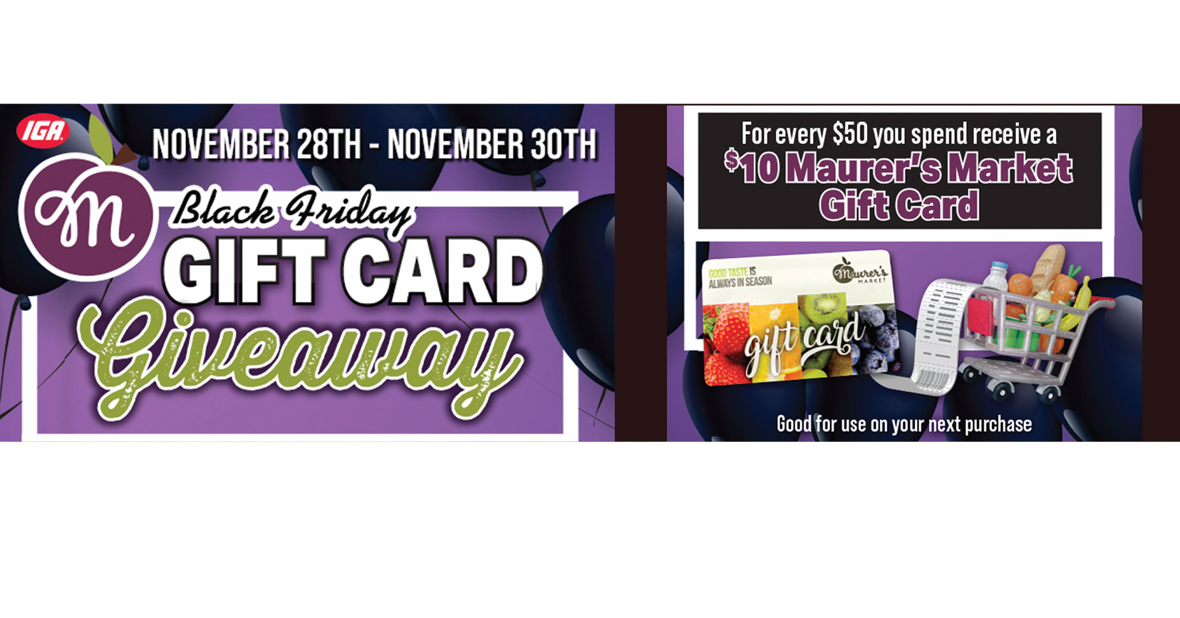 Black Friday Gift Card Giveaway
