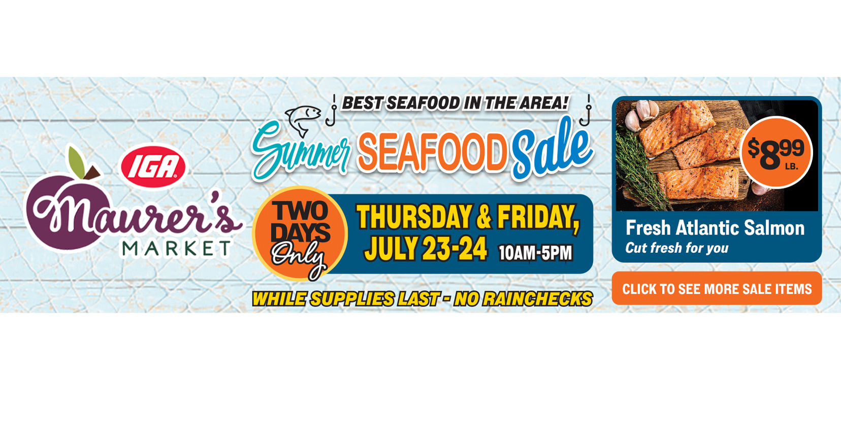 July Seafood Deal